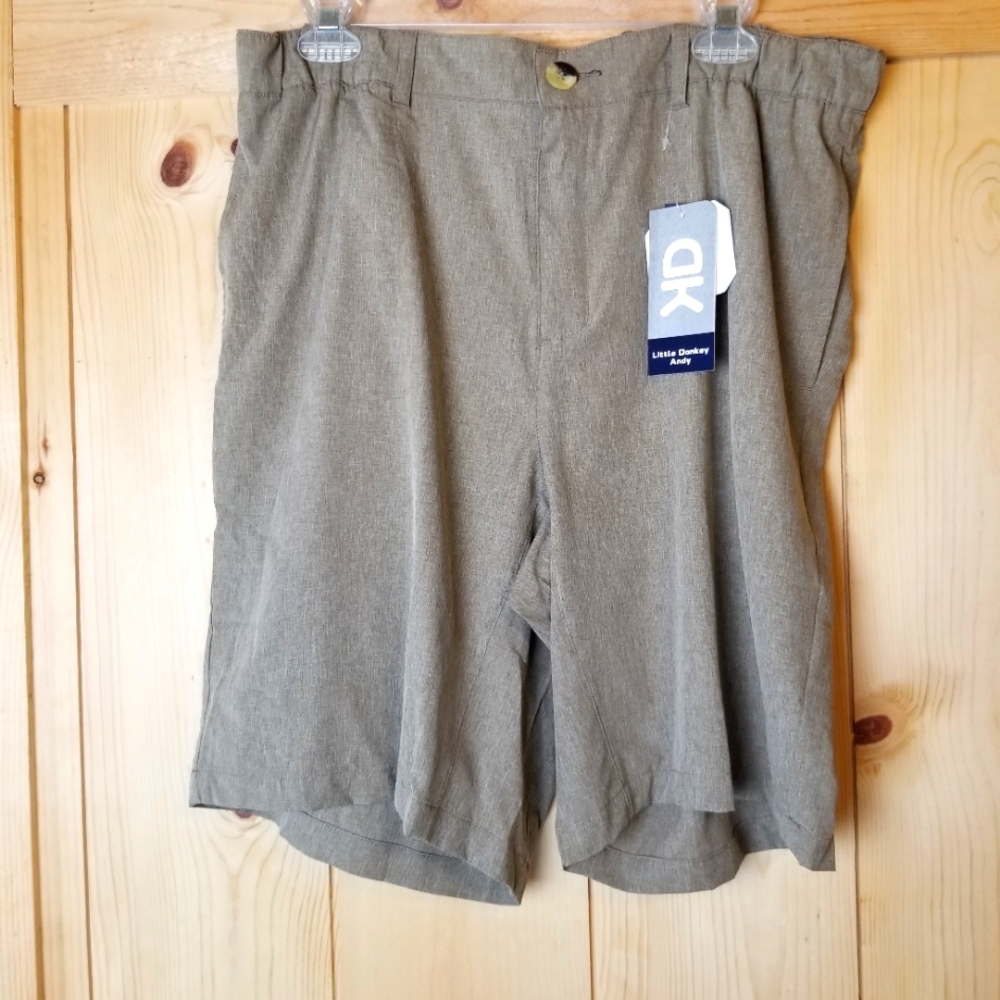 Little Donkey Andy Quick Dry Bermuda Golf Hiking Travel Shorts NWT